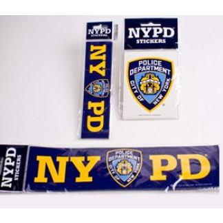 1 x 30 cm  NYPD New York Police Department Bumper Sticker Polizei Aufkleber  RAR 