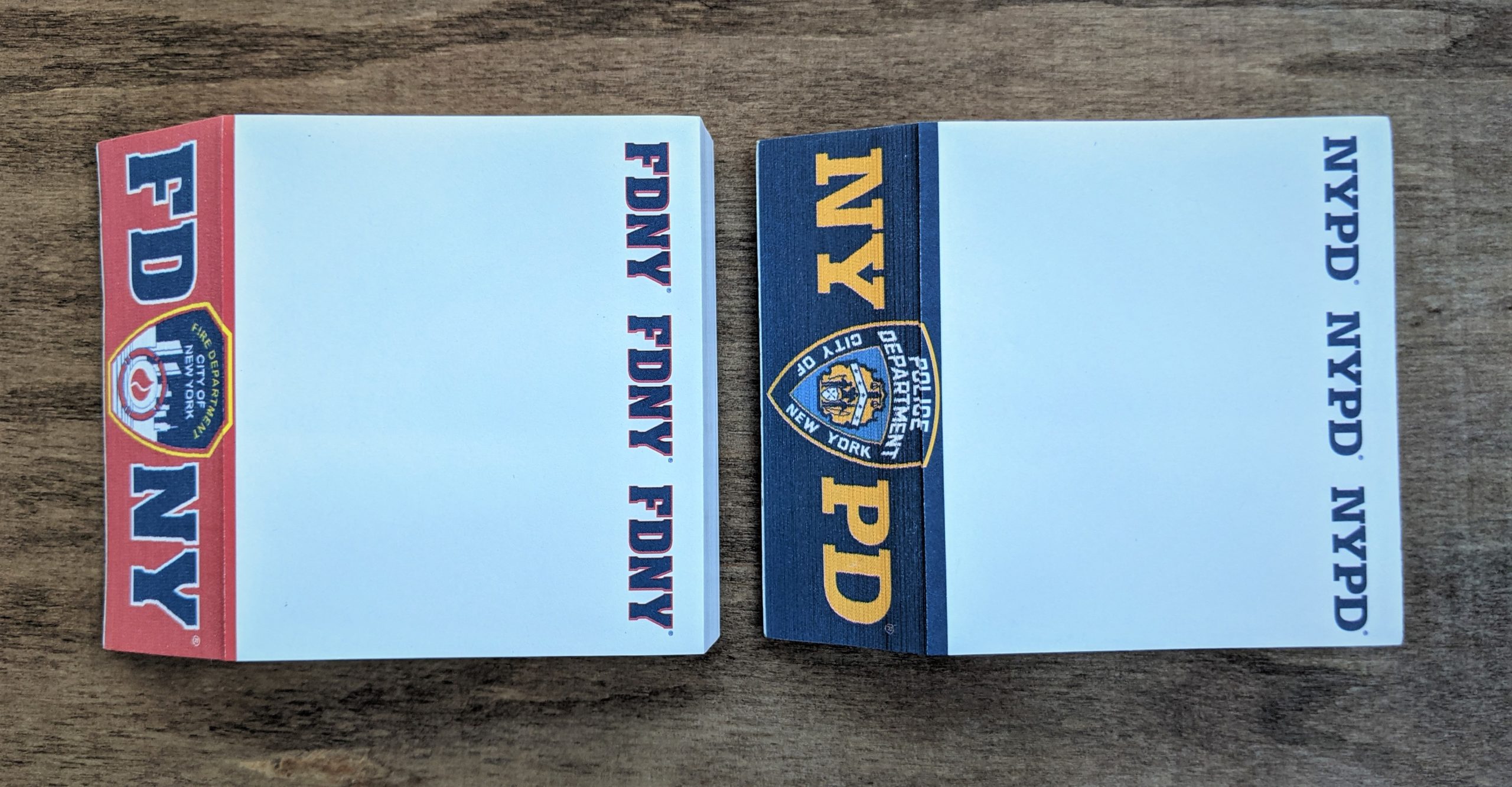 NYPD Memo Pad & FDNY Memo Pad